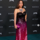 Salma Hayek flitteres Gucci ruhában a LACMA Art+Film Fesztiválon 