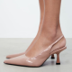 ZARA Faux patent leather slingback heels 8995 Ft