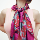 ZARA Printed silk scarf 9995 Ft