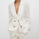 Massimo Dutti White blazer with bow detail 39 995 Ft