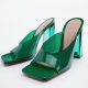 ZARA Vinyl sandals with methacrylate heels 9995 Ft