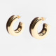 ZARA Pack of wooden hoop earrings 4995 Ft