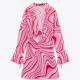 ZARA Printed linen blend dress 10 995 Ft

 