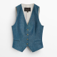 Massimo Dutti Denim and linen waistcoat 23 995 Ft