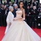 Winnie Harlow topmodell egy gyönyörű Off-White ruhában pózolt.