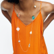 Parfois Multicoloured necklace with shell 4995 Ft