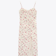 ZARA Floral linen blend dress 15 995 Ft