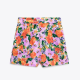 ZARA linen blend floral print bermuda shorts 9995 Ft