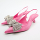 ZARA Mid-heel shoes with embellished bow 29 995 Ft 