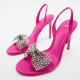 ZARA High-heel sandals with embellished bow 19 995 Ft