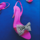 ZARA High-heel sandals with embellished bow 19 995 Ft