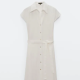 Massimo Dutti Short sleeve long shirt dress 39,995 Ft

 