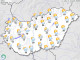 Szombat hajnalban a záporok, zivatarok számossága csökken, többfelé kiderül az ég. Ugyanakkor az éjféli órák környékétől a Dunántúl délkeleti, keleti felén, a Duna vonalának tágabb térségében újból erőteljessé válhat a gomolyfelhő-képződés. Arrafelé ismét kialakulhatnak helyenként záporok, zivatarok. Az északias szelet a nyugati és az északkeleti megyékben továbbra is élénk lökések kísérhetik. A legalacsonyabb éjszakai hőmérséklet többnyire 10 és 15 fok között alakul, de a hidegre érzékeny északi völgyekben ennél pár fokkal hidegebb lehet - áll az előrejelzésben.