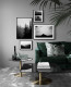 A minimalista otthonokban tökéletesen mutat egy ilyen fekete-fehér változat, igazán művészi és egységes.