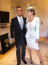 Robbie Williams és felesége, Ayda Giorgio Armani tervezte ruháikban parádéztak. Nejének fehér szettje nem sokak tetszését nyerte el.