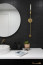 Noha más helyiségekben a lakberendezős nem javasolják a fekete szín használatát, a fürdőszobában nagyon mutatós, dizájnos és kellemes.&nbsp;
