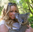 A sztár, egy édes koalával 