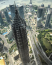 Az irodáknak, szállodának, konferenciatermeknek, lakásoknak és üzletközpontnak is otthon adó, "csupán" 492 méter magas Shanghai World Financial Center 101 emeletes.