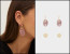 Set Of Hoop Earrings With Crystals - Parfois, 3 495 HUF
