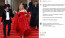 Jennifer Lawrence egy gyönyörű, piros Christian Dior Couture ruhában érkezett, amit flipflop papuccsal kombinált. Természetesen rengeteg mém született a furcsa párosításból.&nbsp;
