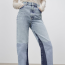 ZARA Wide-leg patchwork collection jeans 15 995 Ft
