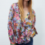 ZARA Floral print shirt 9995 Ft
