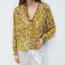 ZARA Jacquard floral print blouse 9995 Ft
