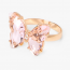 Claire's&nbsp;Gold &amp; Pink Butterfly Ring 3990 Ft
