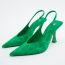 ZARA Mid-heel slingback shoes 9995 Ft
