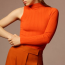 ZARA Asymmetric-sleeve knit bodysuit 8995 Ft
