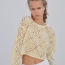 ZARA Cropped crochet sweater 7995 Ft
