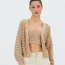 Stradivarius&nbsp;Crochet knit cardigan 9995 Ft
