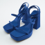 ZARA Strappy platform heel sandals 19 995 Ft
