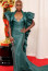 Cynthia Erivo zöld, bőrhatású Louis Vuitton ruháját sem tudták sokan hova tenni: a nigériai származású színésznő hamar meg is kapta érte a rosszindulatú "vízi szörny" gúnynevet.
