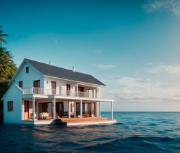 Egy tóra építette fel álomházát egy házaspár - íme, az úszó luxusingatlan - galéria