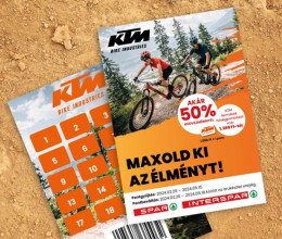 Bringára fel! Szuper KTM kerékpáros termékek a SPAR legújabb hűségpromóciójában